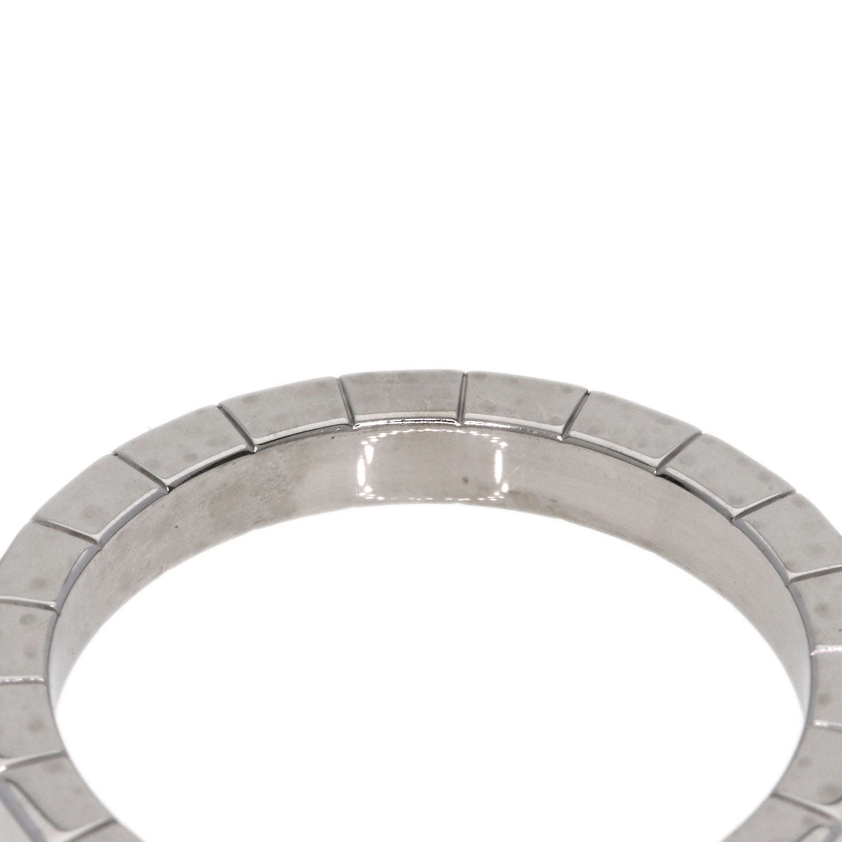 CARTIER Lanier # 58 Ring K18 White Gold Ladies [Used]