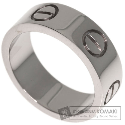 CARTIER love ring #45 Ring K18 White Gold Ladies [Used]