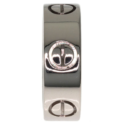 CARTIER love ring #45 Ring K18 White Gold Ladies [Used]
