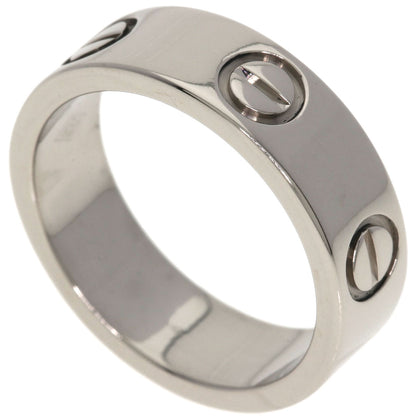 CARTIER love ring #49 Ring K18 White Gold Ladies [Used]