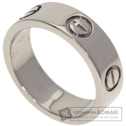 CARTIER love ring #49 Ring K18 White Gold Ladies [Used]