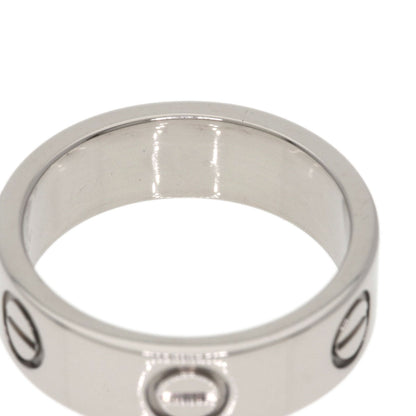 CARTIER love ring #49 Ring K18 White Gold Ladies [Used]
