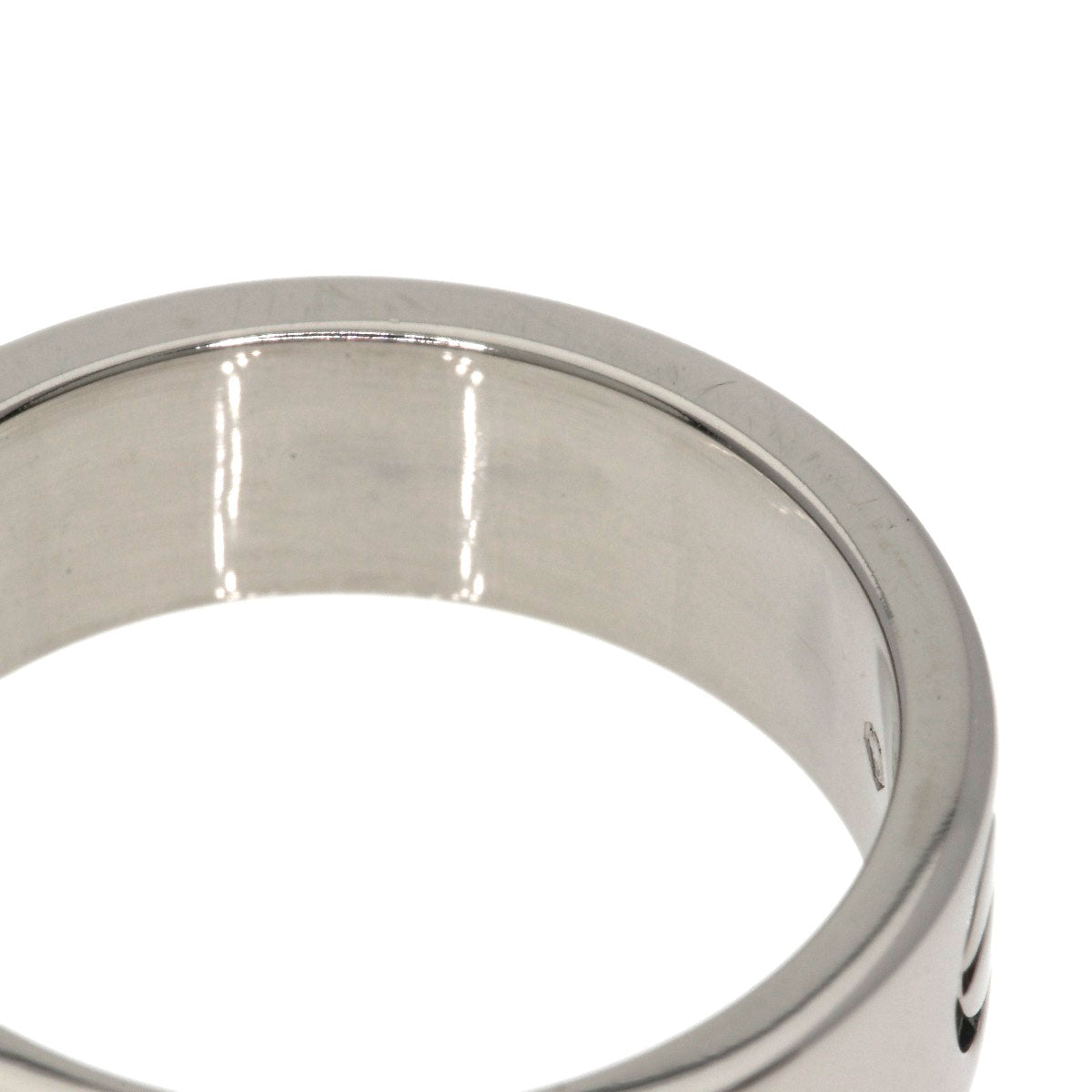 CARTIER love ring #49 Ring K18 White Gold Ladies [Used]