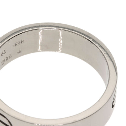 CARTIER love ring #61 Ring K18 White Gold Ladies [Used]
