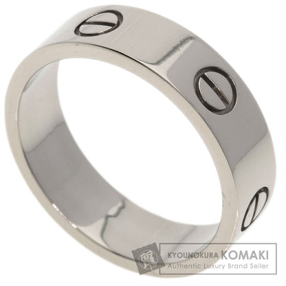 CARTIER love ring #61 Ring K18 White Gold Ladies [Used]