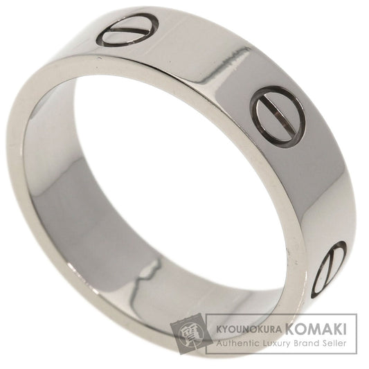 CARTIER love ring #61 Ring K18 White Gold Ladies [Used]