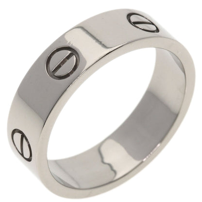 CARTIER love ring #61 Ring K18 White Gold Ladies [Used]