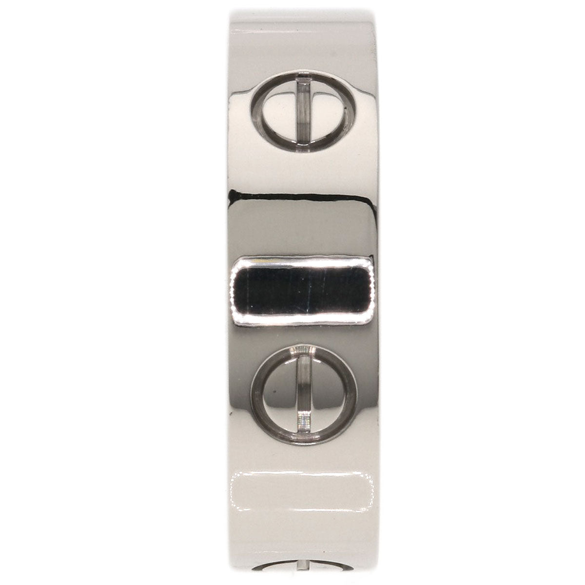 CARTIER love ring #61 Ring K18 White Gold Ladies [Used]
