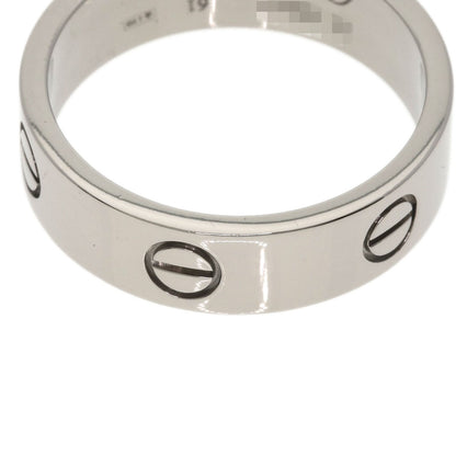 CARTIER love ring #61 Ring K18 White Gold Ladies [Used]