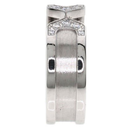 CARTIER C2 Ring SM Diamond #52 Ring K18 White Gold Ladies [Used]