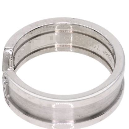 CARTIER C2 Ring SM Diamond #52 Ring K18 White Gold Ladies [Used]