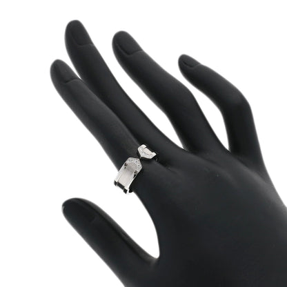 CARTIER C2 Ring SM Diamond #52 Ring K18 White Gold Ladies [Used]
