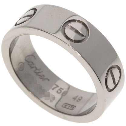 CARTIER love ring #49 Ring K18 White Gold Ladies [Used]