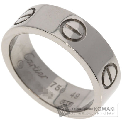 CARTIER love ring #49 Ring K18 White Gold Ladies [Used]