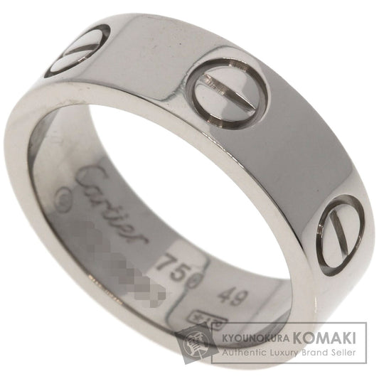 CARTIER love ring #49 Ring K18 White Gold Ladies [Used]