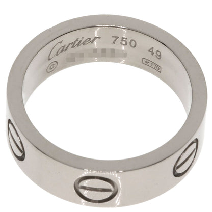 CARTIER love ring #49 Ring K18 White Gold Ladies [Used]
