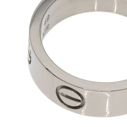 CARTIER love ring #49 Ring K18 White Gold Ladies [Used]