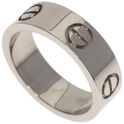 CARTIER love ring #49 Ring K18 White Gold Ladies [Used]
