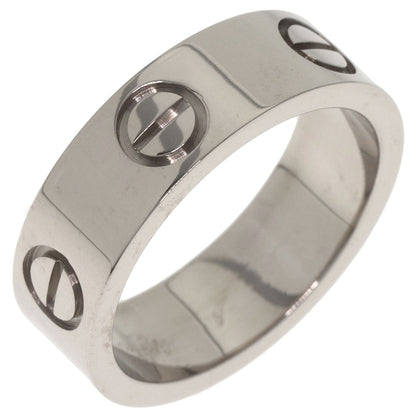 CARTIER love ring #49 Ring K18 White Gold Ladies [Used]