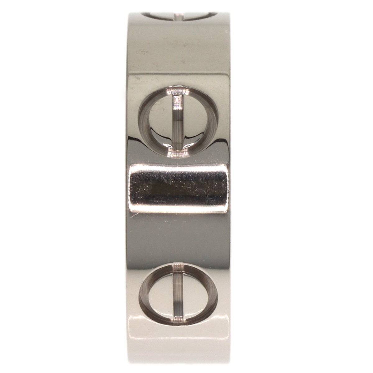 CARTIER love ring #49 Ring K18 White Gold Ladies [Used]