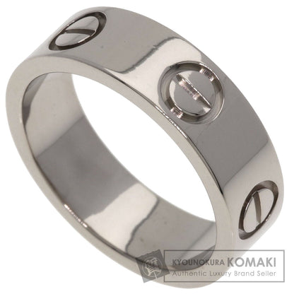 CARTIER love ring #49 Ring K18 White Gold Ladies [Used]