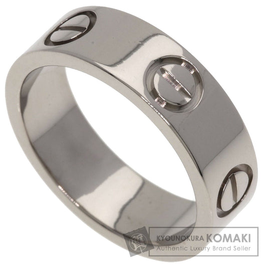 CARTIER love ring #49 Ring K18 White Gold Ladies [Used]