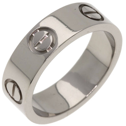 CARTIER love ring #49 Ring K18 White Gold Ladies [Used]