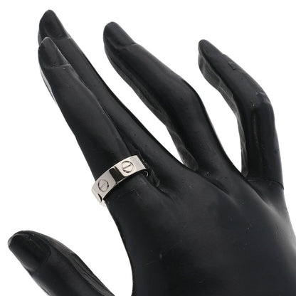 CARTIER love ring #49 Ring K18 White Gold Ladies [Used]