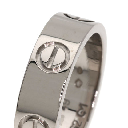 CARTIER love ring #49 Ring K18 White Gold Ladies [Used]