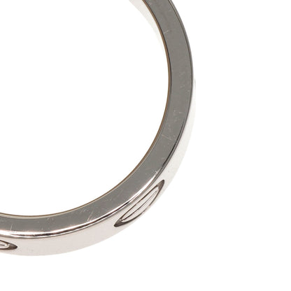 CARTIER love ring #50 Ring K18 White Gold Ladies [Used]