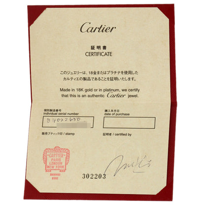 CARTIER love ring #50 Ring K18 White Gold Ladies [Used]