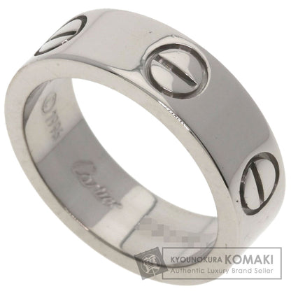 CARTIER love ring #48 Ring K18 White Gold Ladies [Used]