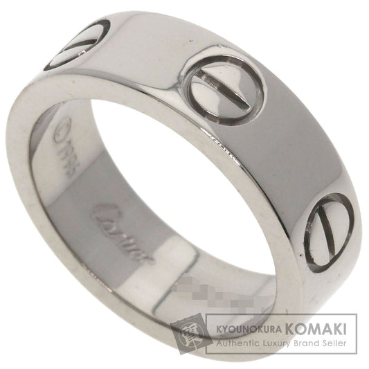CARTIER love ring #48 Ring K18 White Gold Ladies [Used]