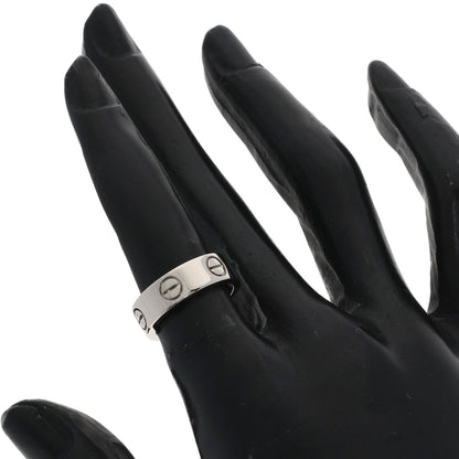 CARTIER love ring #48 Ring K18 White Gold Ladies [Used]