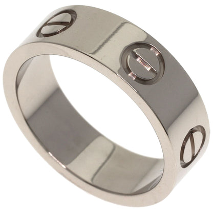 CARTIER love ring #49 Ring K18 White Gold Ladies [Used]