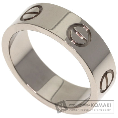 CARTIER love ring #49 Ring K18 White Gold Ladies [Used]