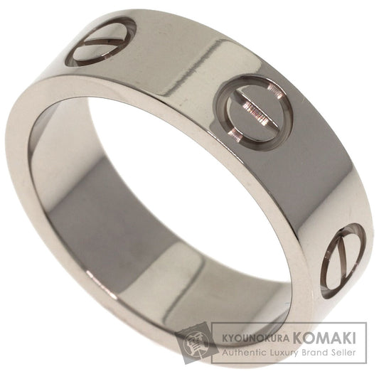 CARTIER love ring #49 Ring K18 White Gold Ladies [Used]