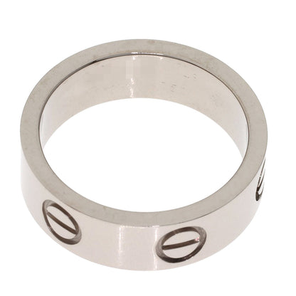 CARTIER love ring #49 Ring K18 White Gold Ladies [Used]