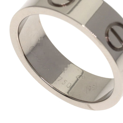CARTIER love ring #49 Ring K18 White Gold Ladies [Used]