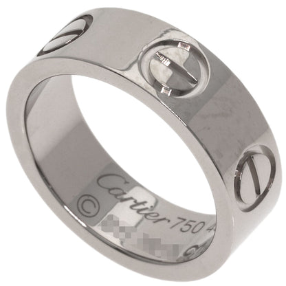 CARTIER love ring #45 Ring K18 White Gold Ladies [Used]