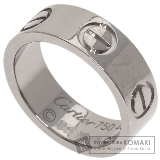 CARTIER love ring #45 Ring K18 White Gold Ladies [Used]
