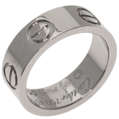 CARTIER love ring #45 Ring K18 White Gold Ladies [Used]
