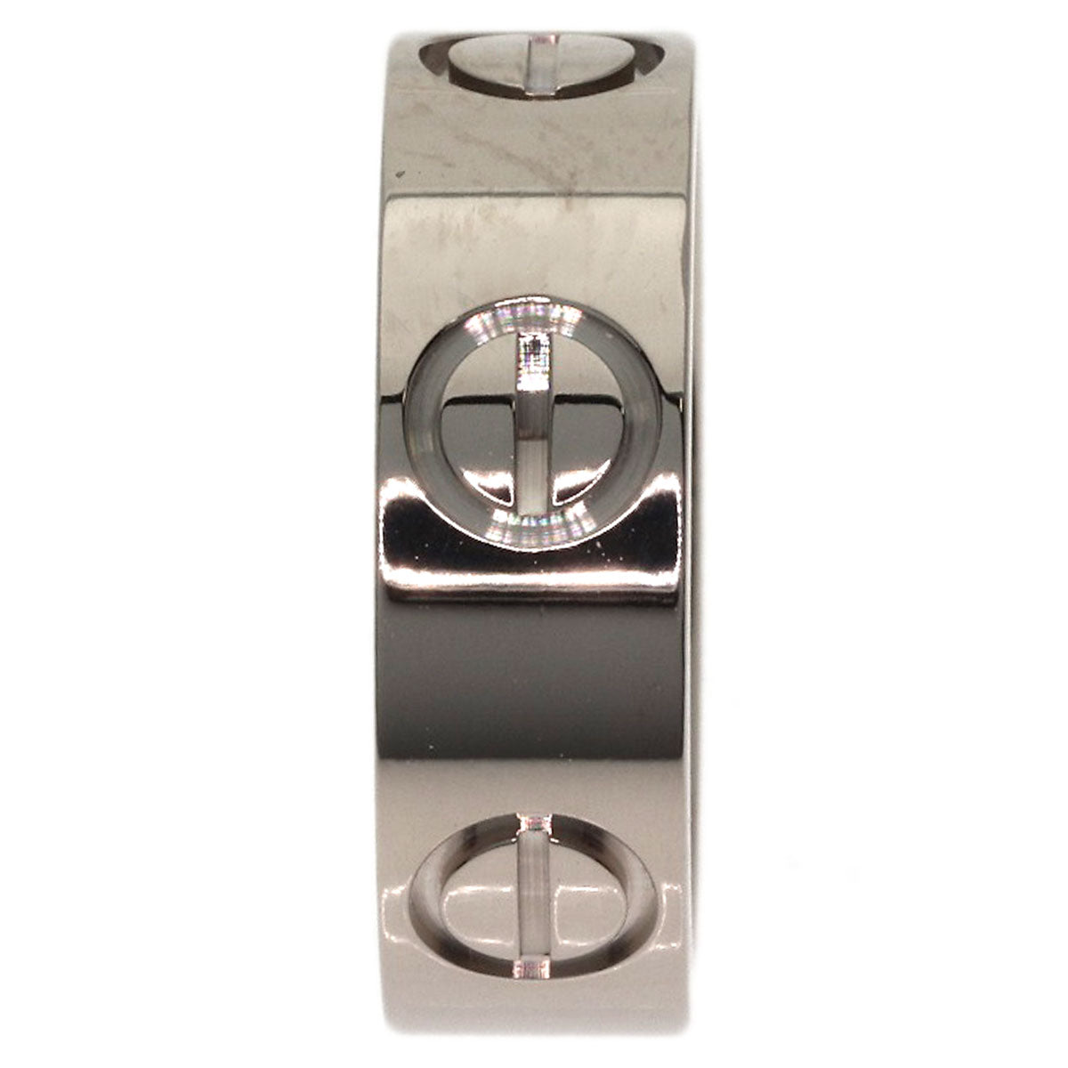 CARTIER love ring #45 Ring K18 White Gold Ladies [Used]