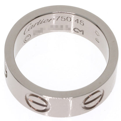 CARTIER love ring #45 Ring K18 White Gold Ladies [Used]