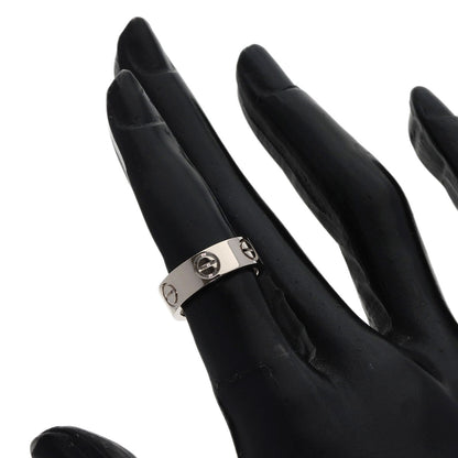 CARTIER love ring #45 Ring K18 White Gold Ladies [Used]