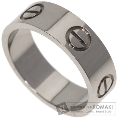 CARTIER love ring #49 Ring K18 White Gold Ladies [Used]