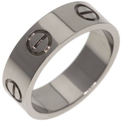 CARTIER love ring #49 Ring K18 White Gold Ladies [Used]