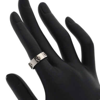 CARTIER love ring #49 Ring K18 White Gold Ladies [Used]
