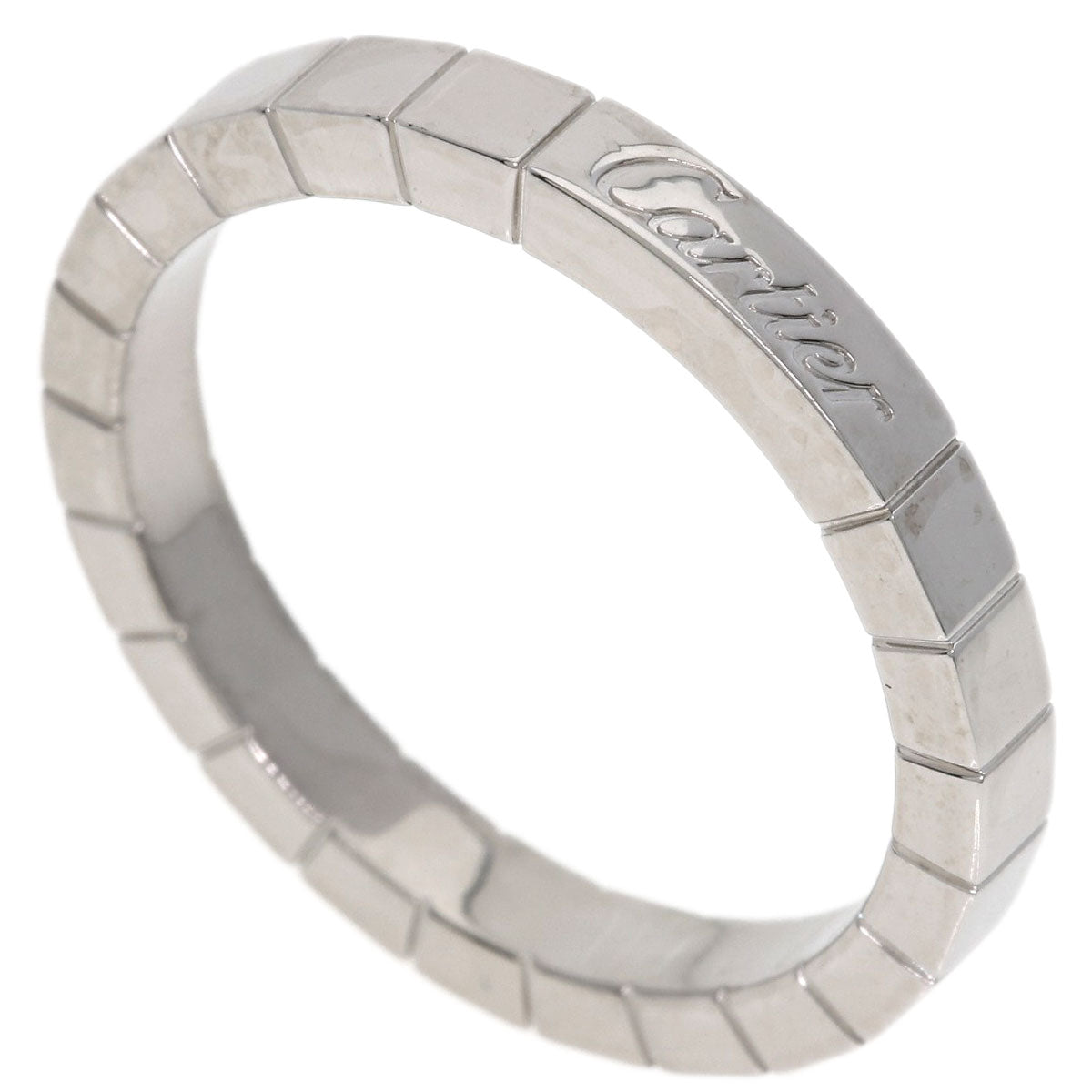 CARTIER Lanier # 60 Ring K18 White Gold Ladies [Used]