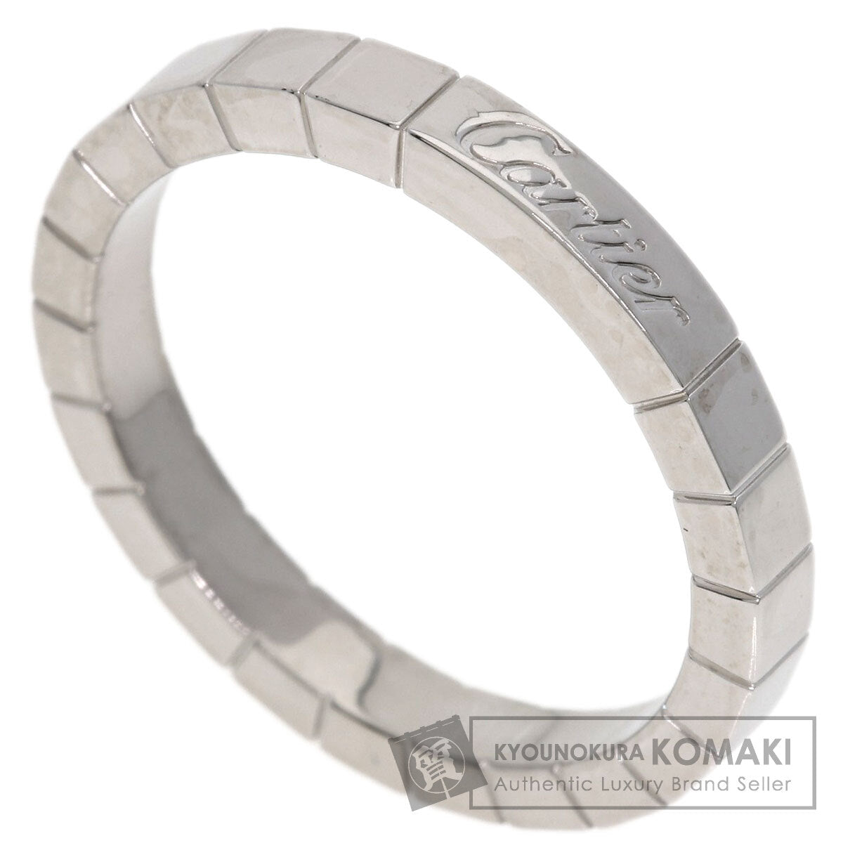 CARTIER Lanier # 60 Ring K18 White Gold Ladies [Used]
